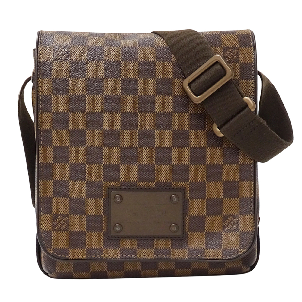 Louis Vuitton LOUIS VUITTON Damier Handbag Men's Brand Shoulder Bag Brooklyn ...